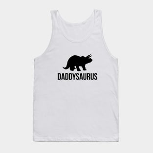 Daddysaurus Shirt Funny Dinosaur First Time Dad Gift Kids Tank Top